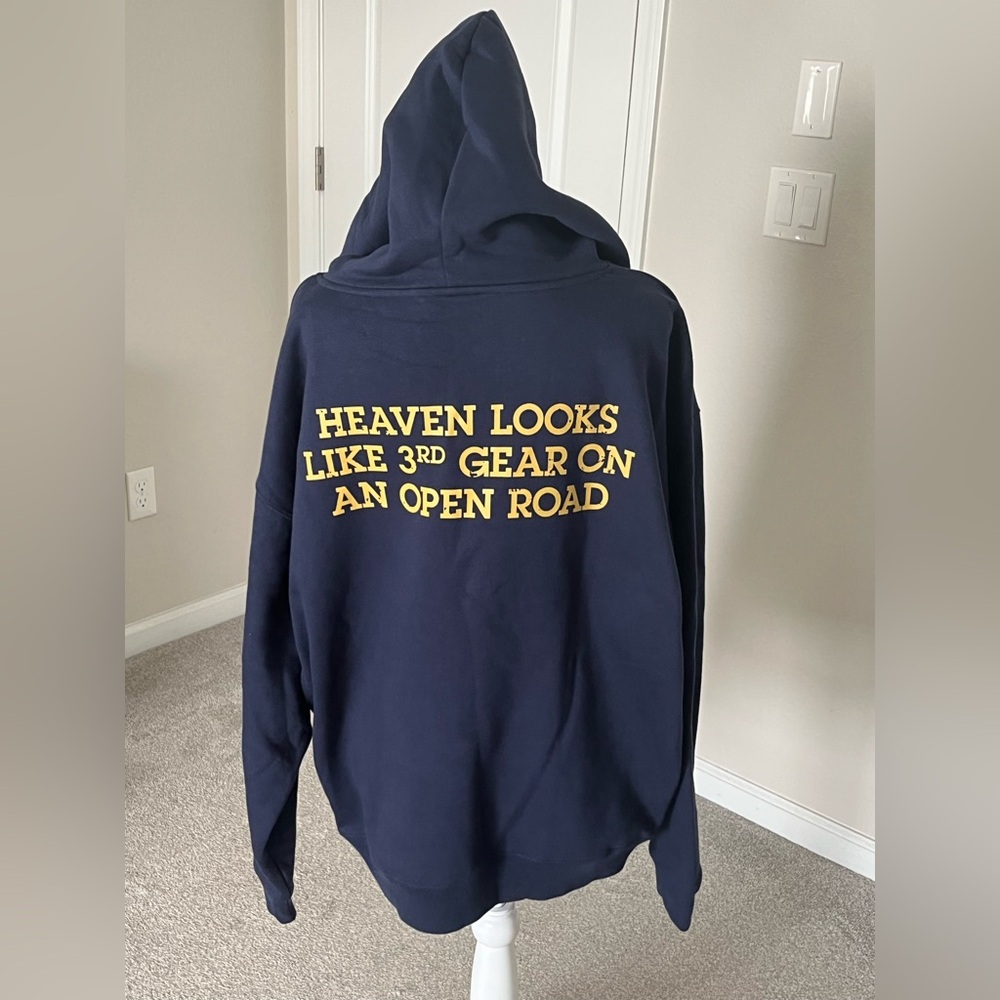 NWT Coney Island Picnic Navy Hoodie Size XL
